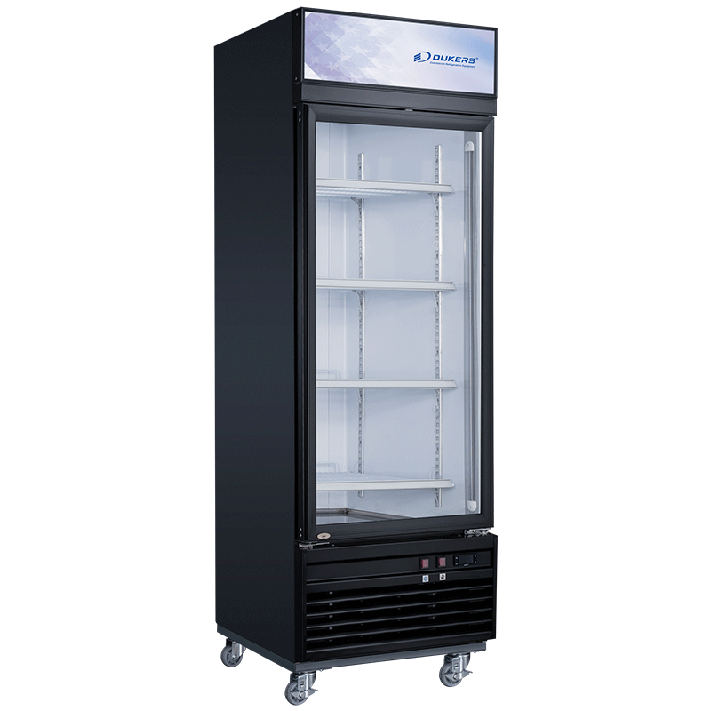 Armoire négative vitrée avec fronton lumineux