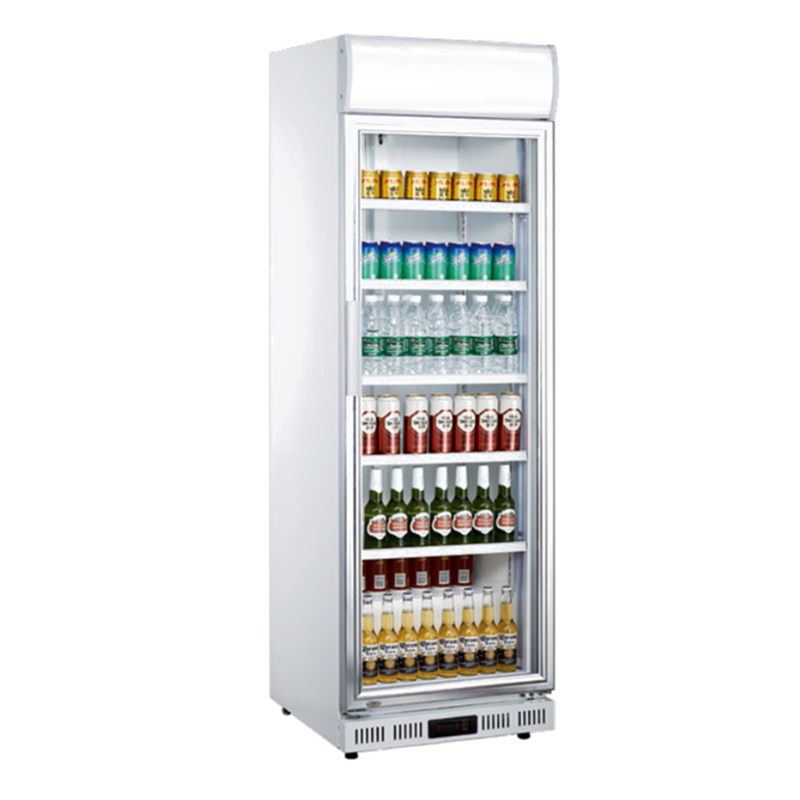 1-Door Glass Beverage Display Fridge
